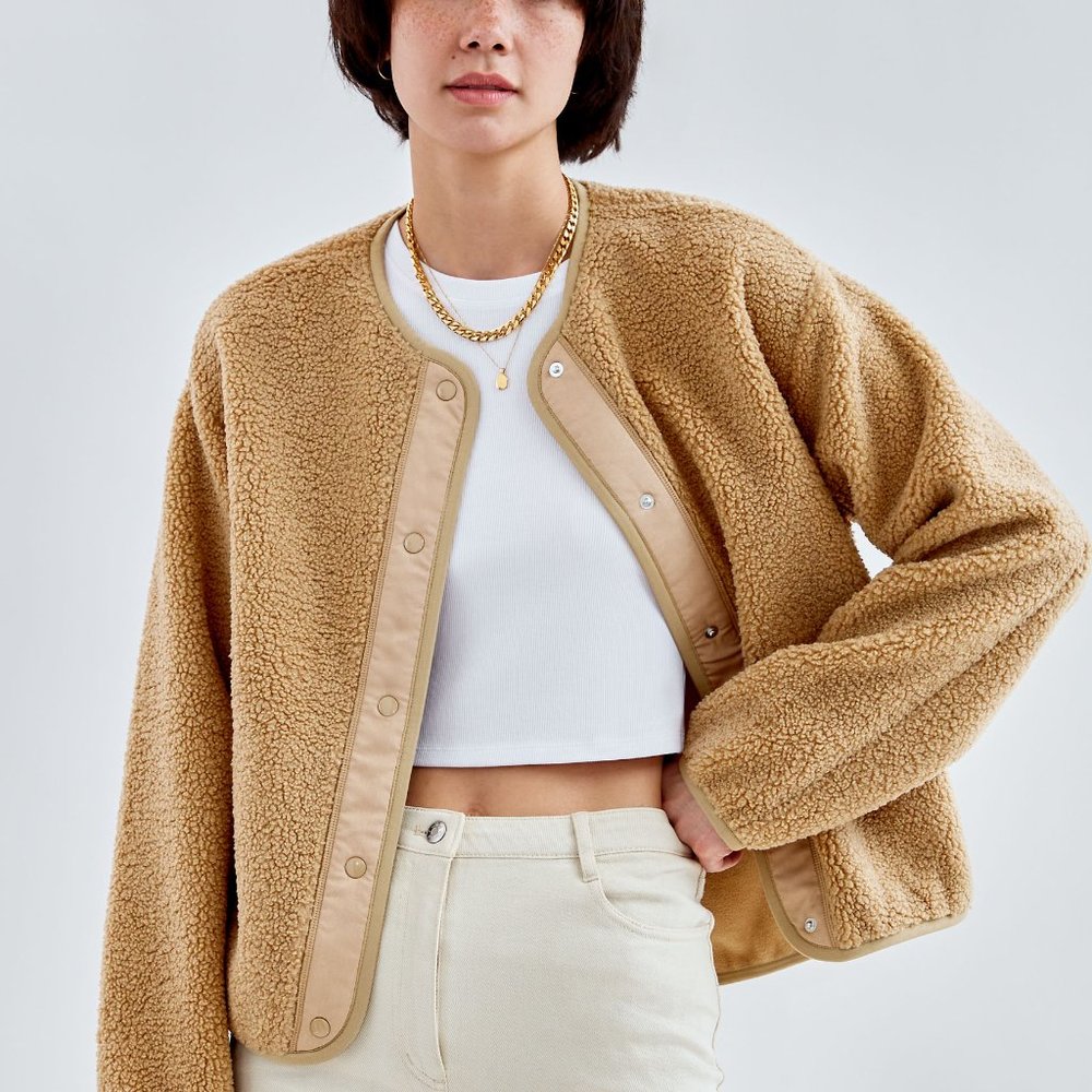Aritzia Sherpa Line Jacket Wilfred Free XXS